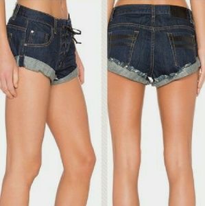 One teaspoon bandits lace up cowboy shorts